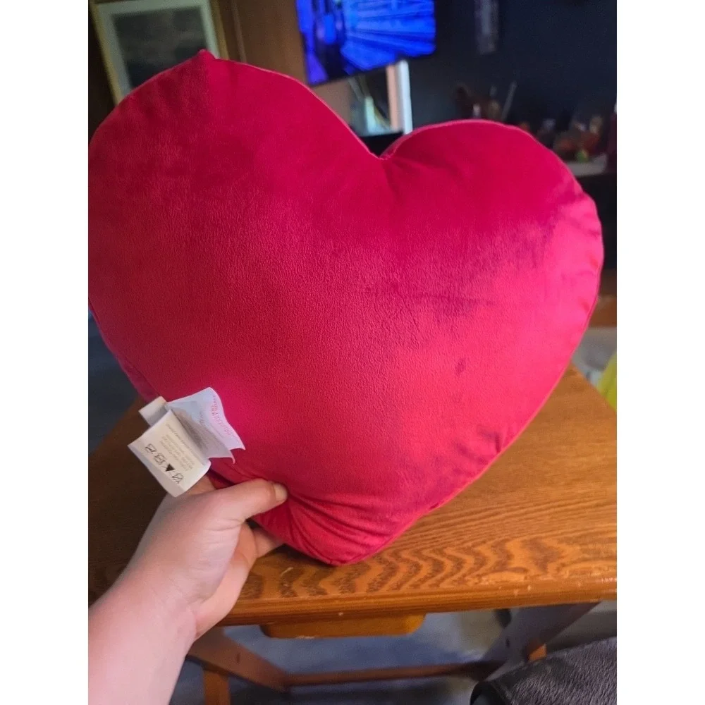 Sesame Street Valentine‎ Elmo and Cookie Monster Heart Shaped Pillow 15X14